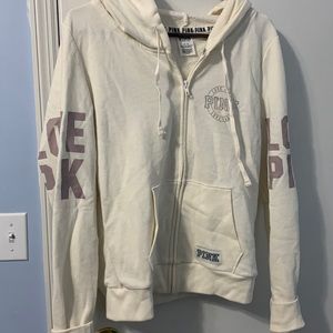 PINK zip up sweatshirt